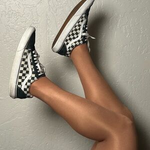 Vans Checkered Black and White Sneakers